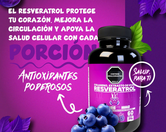 Resveratrol Gummies con Colágeno – bienestar, energía y belleza en una sola gomita 🎁 30% DCTO + obsequio