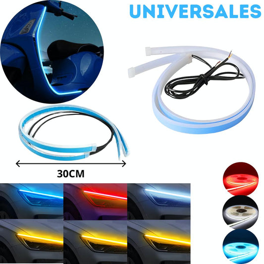 Cintas LED Pro (Pack x2): Efecto Barrido Premium y Direccional Ámbar para un Look de Lujo — 🎁 30% DCTO