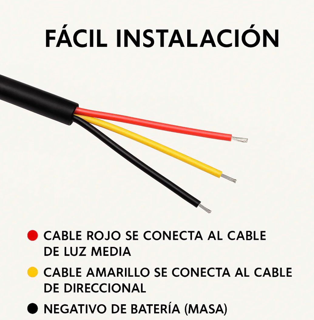 Cintas LED Pro (Pack x2): Efecto Barrido Premium y Direccional Ámbar para un Look de Lujo — 🎁 30% DCTO