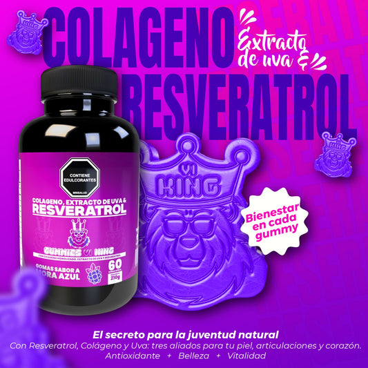 Resveratrol Gummies con Colágeno – bienestar, energía y belleza en una sola gomita 🎁 30% DCTO + obsequio